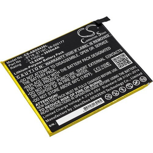 Amazon Kindle Fire 7th Generation 2017 Battery