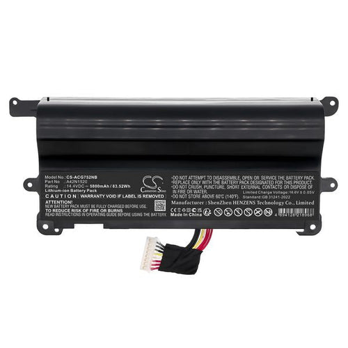 Acer G752VY-T7031T Battery