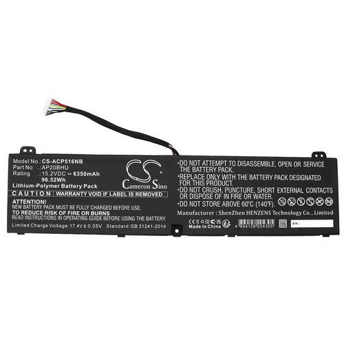 Acer Predator Triton 500 SE PT516-52S-775Q Battery