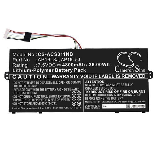 Acer TravelMate X5 X514-51T-71ZC Battery