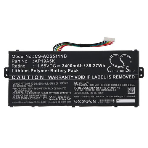 Acer Chromebook Spin 511 R752T-C6LD Battery