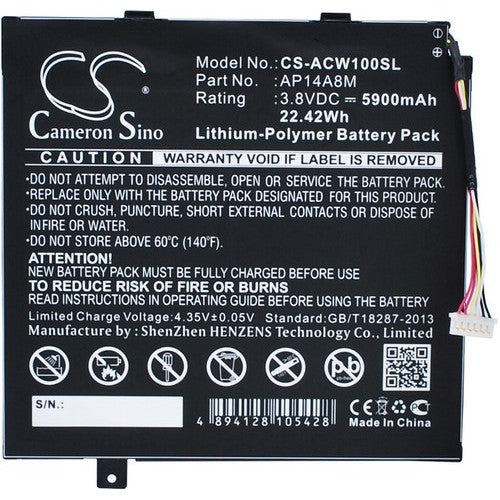 Acer Aspire Switch 10 10-inch Tablet Battery