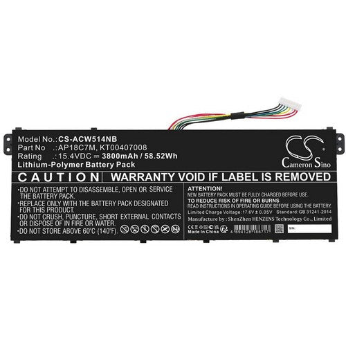 Acer TravelMate Spin P4 TMP414RN-51-33ANY Battery