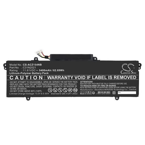 Asus Zenbook 14X OLED UM5400QA-KN202W Battery