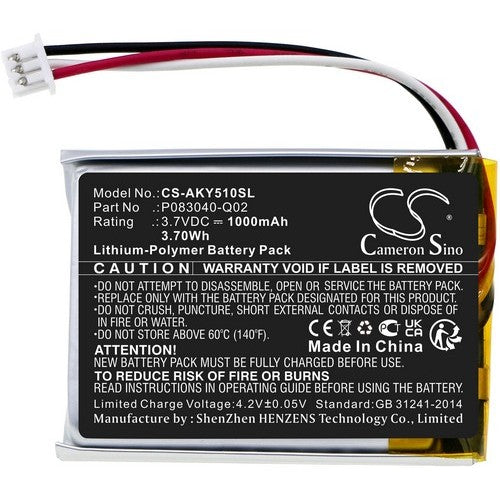 AKG C50BT Battery