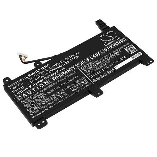 Asus ROG Strix SCAR 17 G732LXS-HG014T Battery