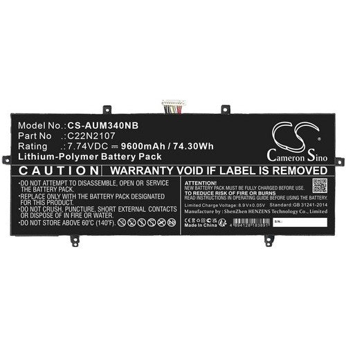 Asus Zenbook 14 OLED UX3402ZA-KM064W Battery