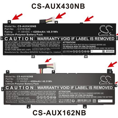 Asus ZenBook UX430UA-GV377T Battery