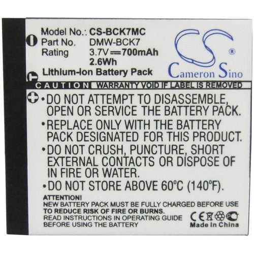 Panasonic Lumix DMC-FH6GK Battery