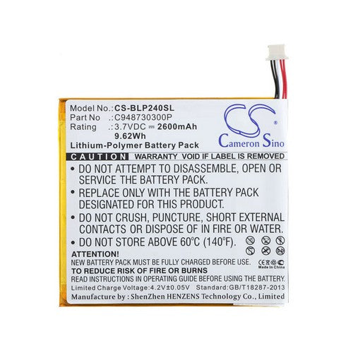 BLU TouchBook G7 Battery