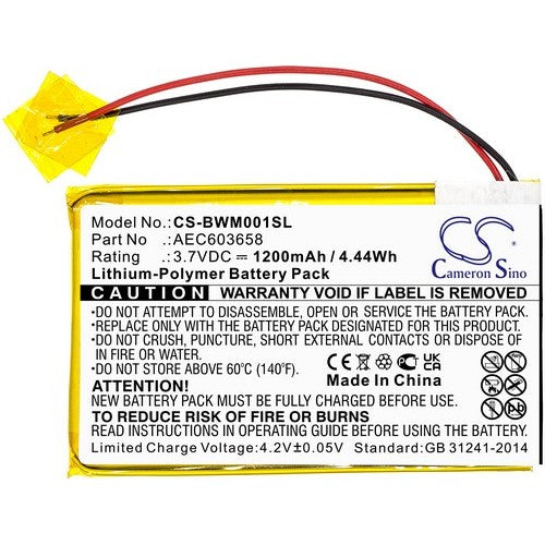 BW Gasalert Microclip Gas Detector Battery