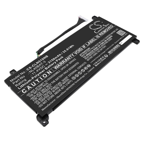 Clevo NL55PU Battery