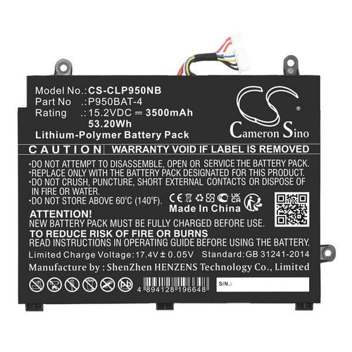 Clevo P950HR Battery