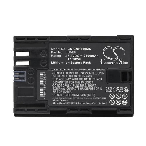 Canon LP-E6P Battery