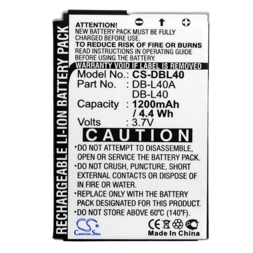 Sanyo Xatic VPC-HD1A Battery