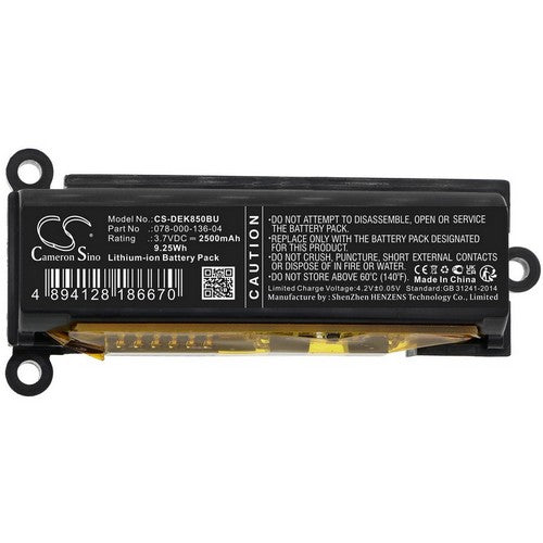 CS-DEK850BU Battery