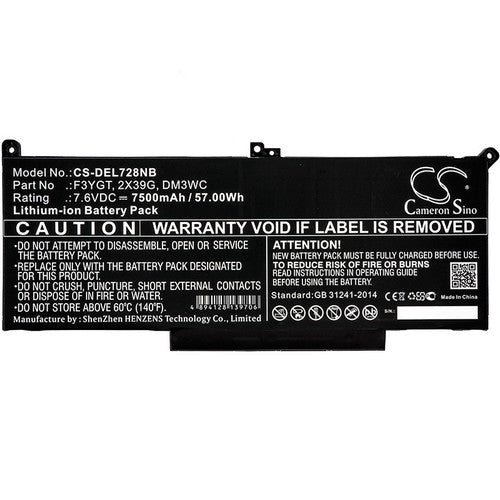 DELL OG74G Battery