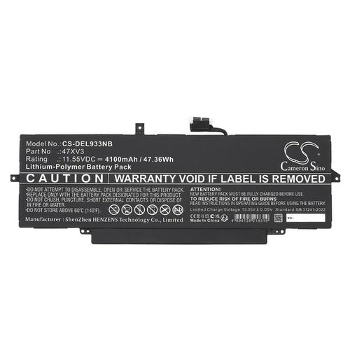 DELL Latitude 9330 V2KRT Battery