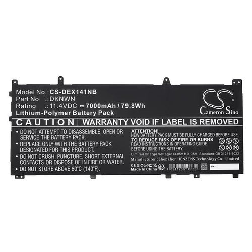 DELL 0DKNWN Battery