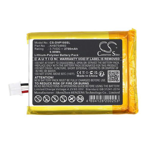 Divoom AHB754860 Battery