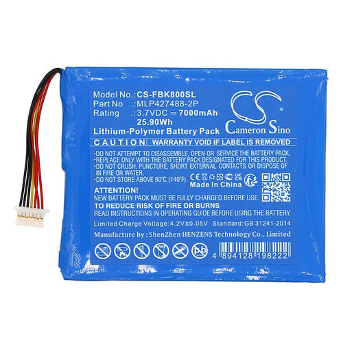Fieldbook Rugline RT86 Industrie Tablet Battery