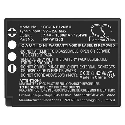 Fujifilm XT30 Battery