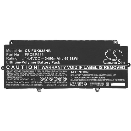 Fujitsu Lifebook U939X(VFY U939XM451SGB) Battery