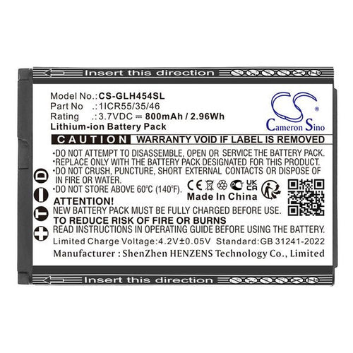 GEOSPACE Line Health Recorder Battery