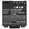 CS-GMV100MX Battery