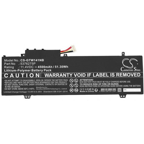 Gateway GWNR71517-BK Battery