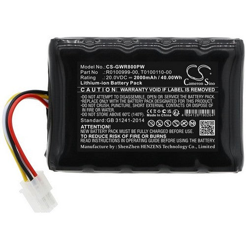 Cramer RM 1500 Battery