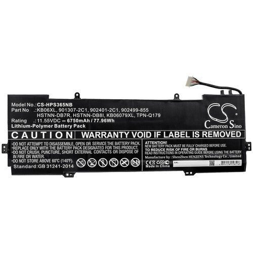 HP Spectre X360 convertible 15-bl0xx Battery