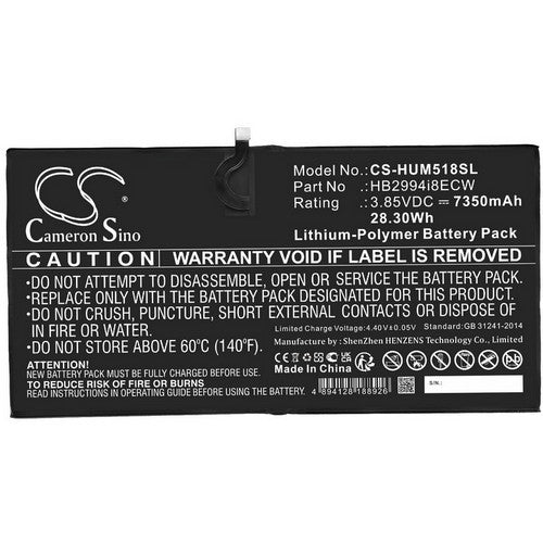 CS-HUM518SL Battery