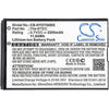 Honeywell 60S-BATT-1 Battery