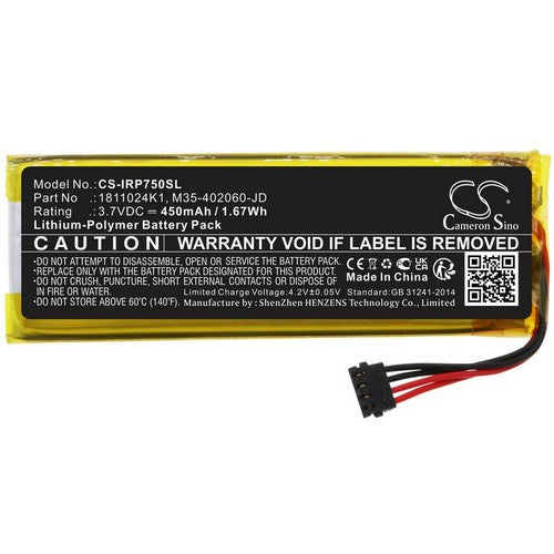 Ingenico M35-402060-JD Battery