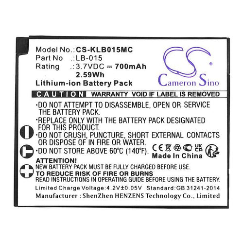 Kodak WPZ2 Battery