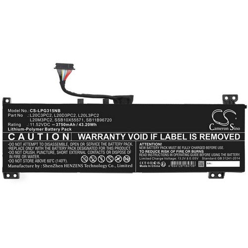 Lenovo IdeaPad Gaming 3 15ACH6 82K202 Battery