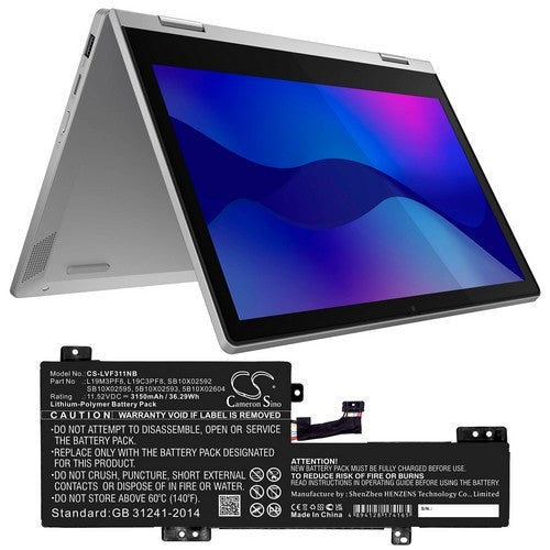 Lenovo IdeaPad Flex 3 11IGL05 82B2000FTX Battery