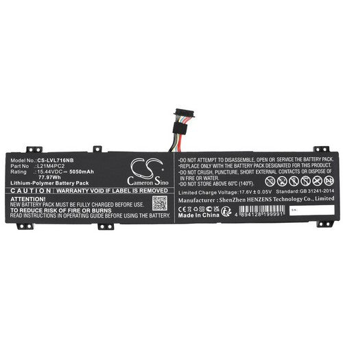 Lenovo Legion 7 16ARHA7 82UH003WGM Battery