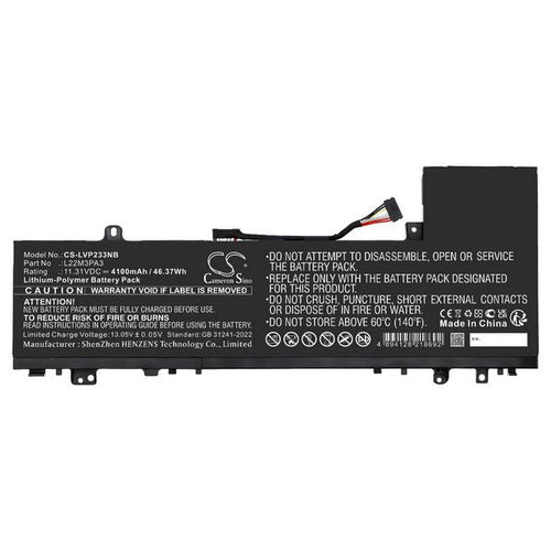 Lenovo IdeaPad Slim 5 14ABR8 82XE005XUK Battery