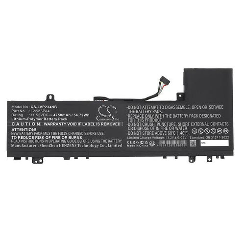 Lenovo L22C3PA4 Battery