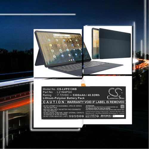 Lenovo IdeaPad Duet 5 Chromebook 13Q7C6 82QS000VGE Battery