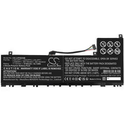 Lenovo IdeaPad 5 Pro 14ITL6-82L3002VBM Battery
