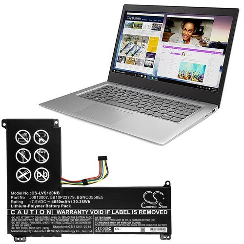 Lenovo IdeaPad 120S-14IAP (81A5) Serie Battery