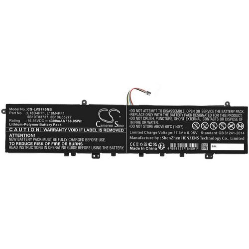 Lenovo Yoga S740-15IRH(81NX0010MZ) Battery