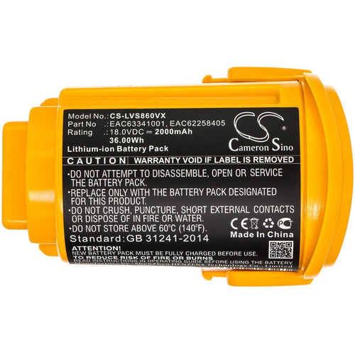 LG LG VS8603SWM Battery