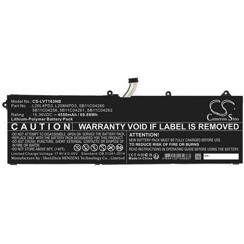 Lenovo Legion Slim 7 15ACH6 82K8001MUS Battery