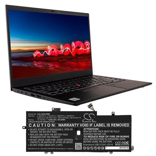 Lenovo ThinkPad X1 Carbon 2020-20UAS04T00 Battery