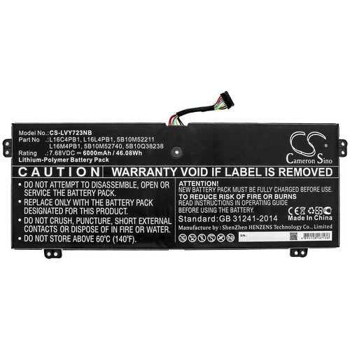 Lenovo YG 730-13IKB I5 16G 256G 10H-81CT004MAU Battery