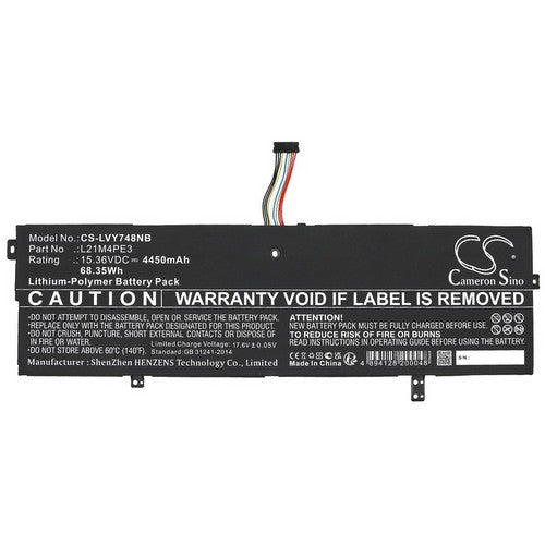 Lenovo Yoga 7 14IAL7-82QE001KFR Battery